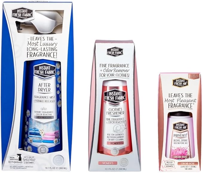 COLLEGE LIFE FRESHNESS TRIO – FOR HER (1 Priventi Orchid Rose 1 Clothes Freshener Women 1 After Dryer)