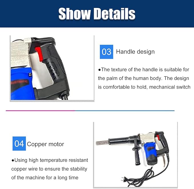 1100W Hand-Held Electric Needle Scaler Pneumatic Descaling Machine Needle Type Rust Remover Derusting-Gun Welding Slag Cleaner Cleaning Machine110V