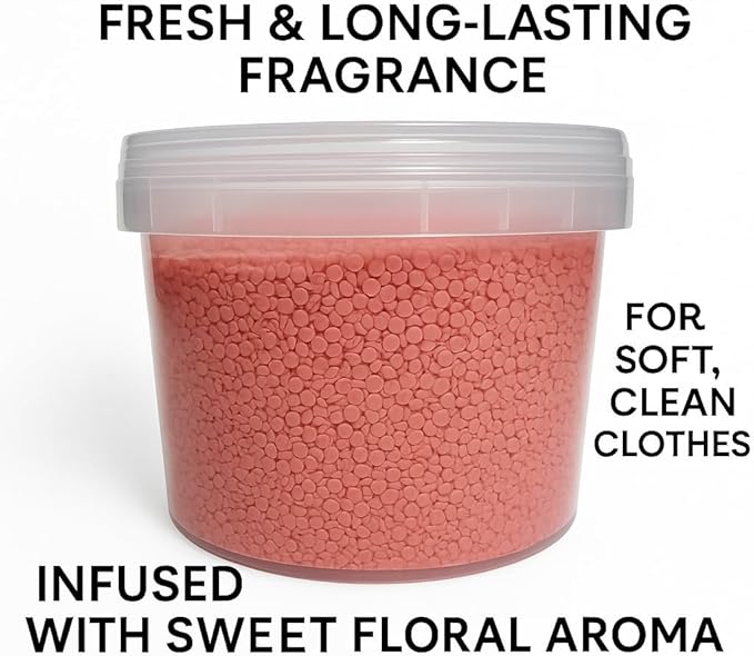 Sweet Floral Scented Laundry Beads Fresh Long-Lasting Fragrance for Soft Clean Clothes with Pour and Measure Design
