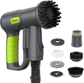 10-in-1 Electric Spin Scrubber Grill Brush with 2X Higher Cleaning Efficiency Electric Spin Scrubber for Cleaning with Steam Function(Steam Cleaner Not Included)