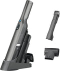 Shark WV201 WANDVAC Handheld Vacuum Lightweight at 1.4 Pounds with Powerful Suction Charging Dock Single Touch Empty and Detachable Dust CupGraphite Slate