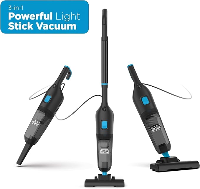 BLACK+DECKER PowerSeries Flex+ 3-in-1 Stick Vacuum