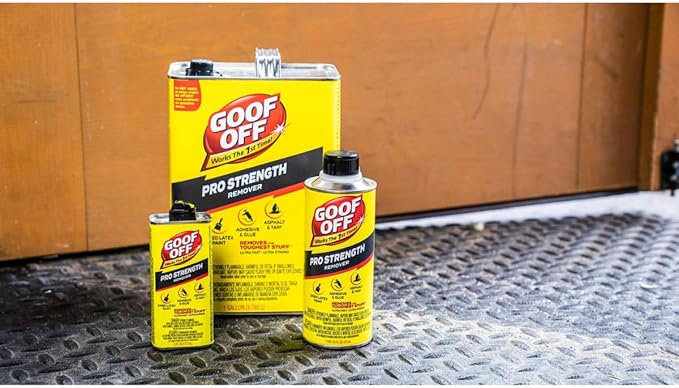 Pro Strength Adhesive Remover – 6 oz (Pack of 3) | Removes Stickers Paint Grease Tar Gum &amp More | Heavy-Duty Cleaner for Home Auto Garage &amp DIY Projects
