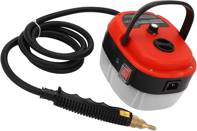 EVTSCAN Handheld Electric Steam Cleaner with Quick Heating High Temperature for Tile Countertops Microwave Oven Refrigerator Dishwasher(US Plug)