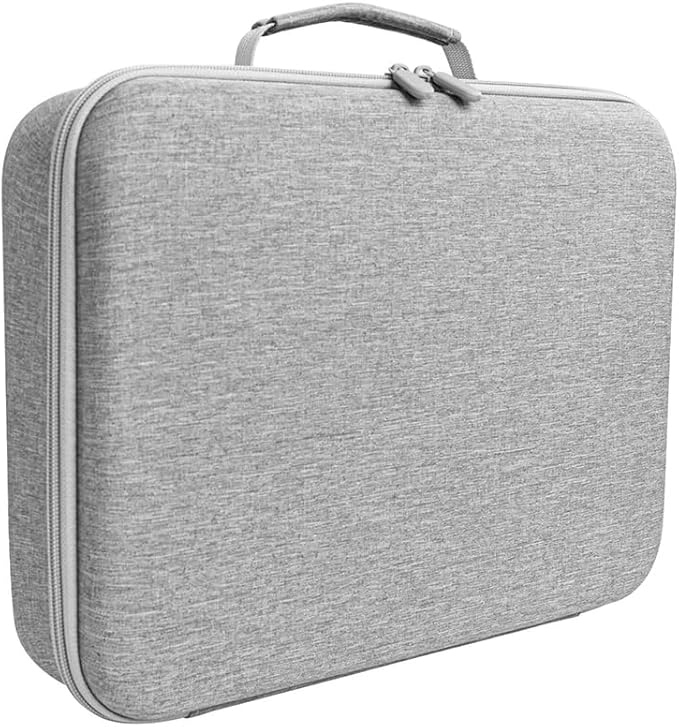EVA Hard Shell Carrying Case for Ecovacs Mini Window Cleaning Robot Protective Storage Bag Box (Grey)