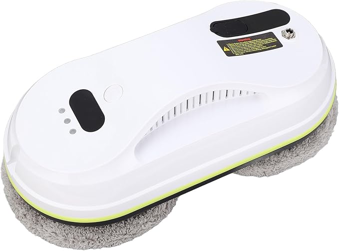 Robotic Window Cleaner Smart Glass Cleaning Robotic Full Automatic Multifunctional Water Spray Window Cleaning Robot for Tiles Class Door (US Plug)