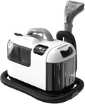 Stain Cleaneing Machine 1200W Portable Carpet Cleaner with Anti-slip Handle 13KPa Powerful Suction and Double Water Tanks Design 1300ml Clean Water Tank and Save To Space for Stairs and Cars