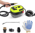 2500W Portable Handheld Steam Cleaner High Temperature Pressurized Steam Cleaning Machine with Brush Heads and Gloves for Kitchen Furniture Bathroom Car