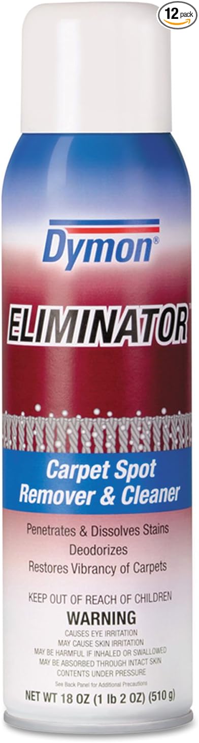 Eliminator Carpet Spot &amp Stain Remover 20oz Aerosol 12/Carton