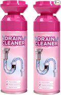 Foaming Sink Drain Cleaner: Drain Clog Remover for Kitchen Bathroom Tubs and Showers (2 pack)