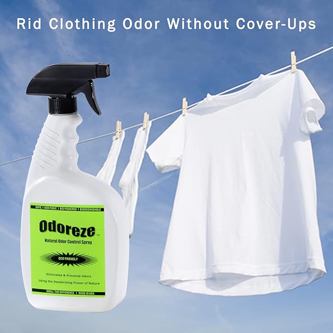 Natural Probiotic Clothing Smell Removal Laundry Additive: 16 oz. Concentrate Makes 64 Gallons