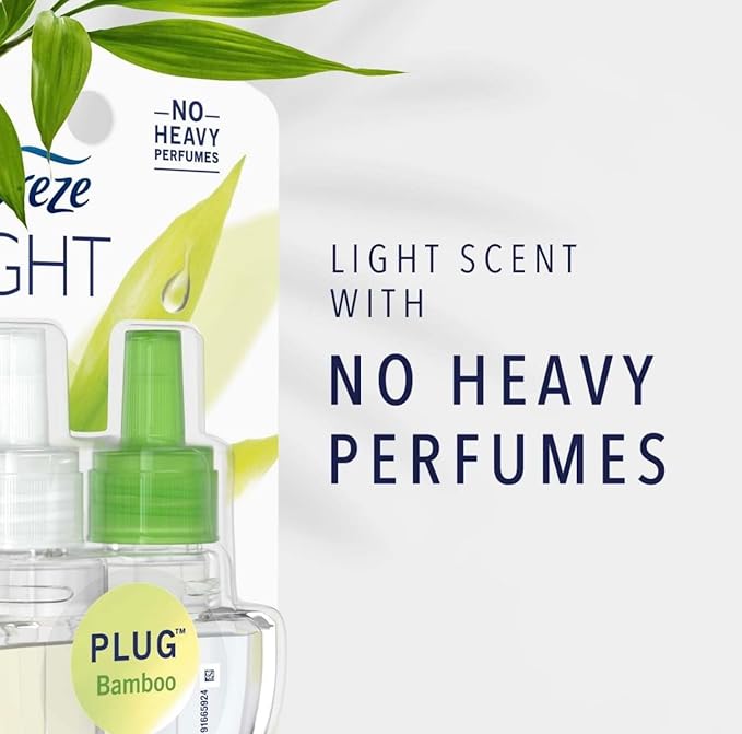 Generic Febreze Fade Defy PLUG Air Freshener &amp Odor Fighter Starter Kit Oil Refill - (1) .87 fl. oz. Oil Refill (Bamboo)