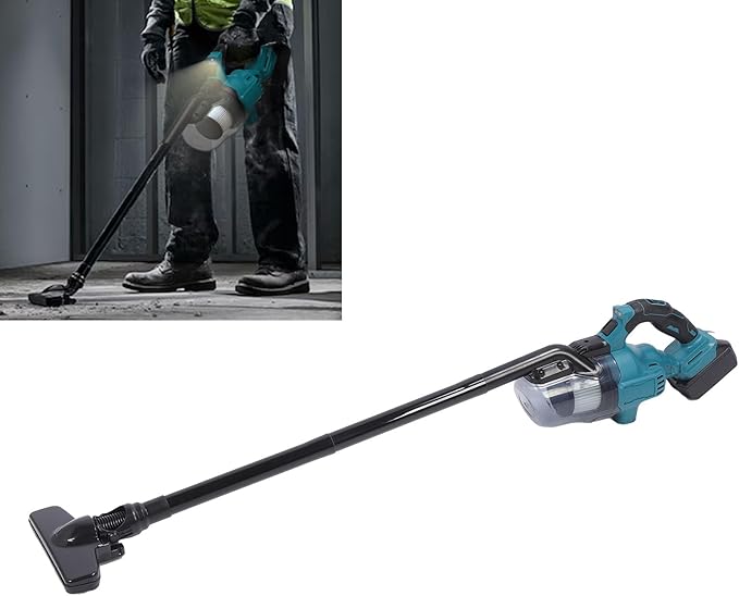 125AW Cordless Vacuum Cleaner 18V Li Battery Compatible 700ml Dust Bin Attachments for Home Cleaning