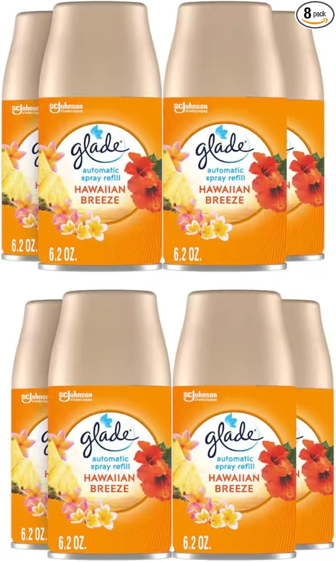 6.2 oz. Hawaiian Breeze Automatic Air Freshener Refill (8-Count)
