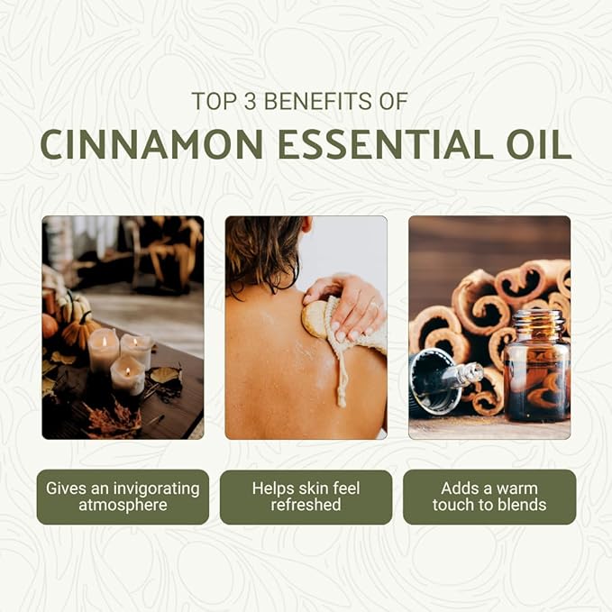 Cinnamon Essential Oil - Direct from Sri Lankan Essential Oils - 100% Pure - Natural Aceite de Canela for Aromatherapy &amp Wellness - Premium Grade (2lbs)