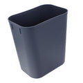 LIFKOME Square Basket 15l Wastebasket for Office Bathroom Kitchen Compact Grey