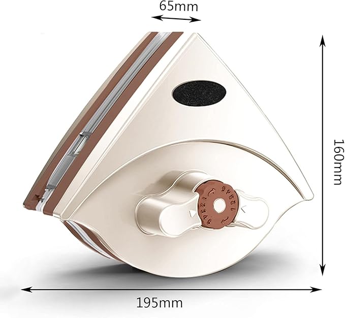 Outside Magnetic Window Cleaner Window Cleaner Magnetic Window Cleaner Glass Household Cleaning Tool 5-Files Adjustable Brush Wiper 5-40Mm