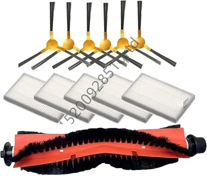 MIUYTRN Robot Cleaner Main Roller Side Brush Mop Cloth Rags X5X6X8 3 Robotic Vacuum Cleaner Parts cuicui(Set 1)