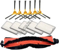 MIUYTRN Robot Cleaner Main Roller Side Brush Mop Cloth Rags X5X6X8 3 Robotic Vacuum Cleaner Parts cuicui(Set 1)