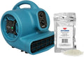 XPOWER P-450NT Freshen Aire 1/3 HP Scented Air Mover with Ionizer Timer &amp Freshener Beads Refill (Key Lime 8 oz)