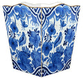 Marye-Kelley WB501-Blue Delft Bird Wastepaper Basket
