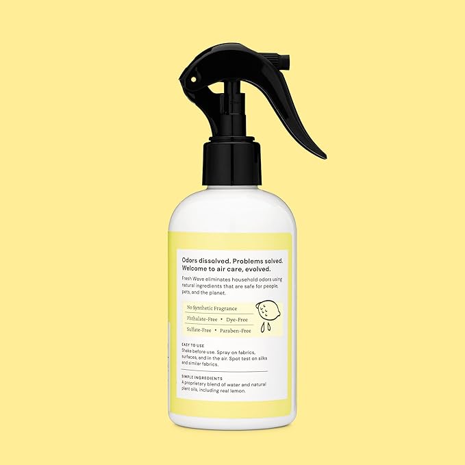 Fresh Wave Odor Removing Lemon Variety Bundle: (1) 8 fl.oz. Spray (1) 6ct Packs (1) 15 oz. Gel