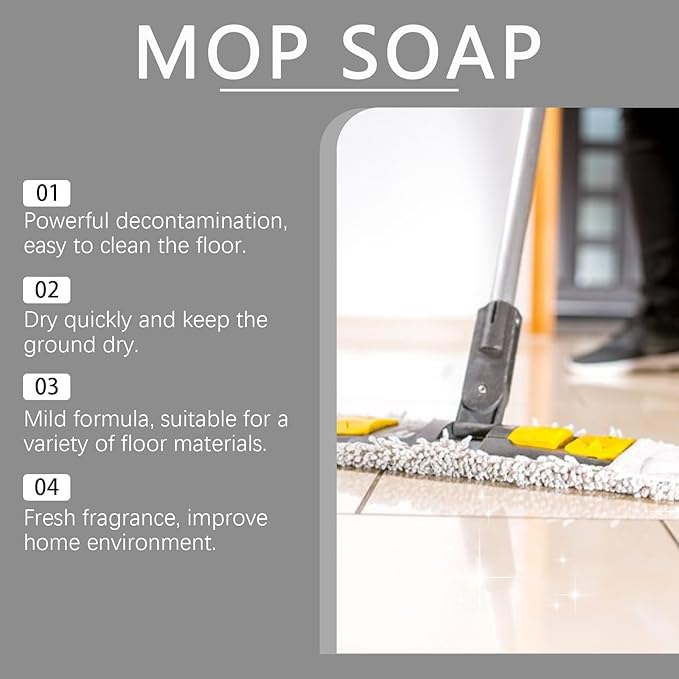 Pumpkin Spice Mop Soap Pumpkin Spice Floor Cleaner Fall Scented Floor Cleaner Mop Soap For Kitchen and Bathroom Cleaning Long-Lasting Freshness (1PCS)