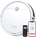 ILIFE X3 Robot Vacuum Cleaner Tangle-Free 3000Pa Suction 120 Min Runtime Self-Charging Robotic Vacuum 2.4GHz WiFi/App/Alexa Control Slim Quiet Ideal for Pet Hair and Hard Floors