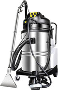 Carpet Cleaner Machine Powerful 3 in 1 Stainless Steel Deep Cleaning Extractorfor Household/Commercial Carpets Sofas and Curtains