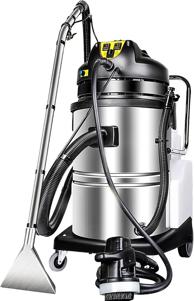 Carpet Cleaner Machine Powerful 3 in 1 Stainless Steel Deep Cleaning Extractorfor Household/Commercial Carpets Sofas and Curtains
