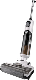 Cordless Wet and Dry Stick Vacuum Cleaner 170W Lightweight Rechargeable Floor Cleaner for Hard Floors and Low-Pile Carpets