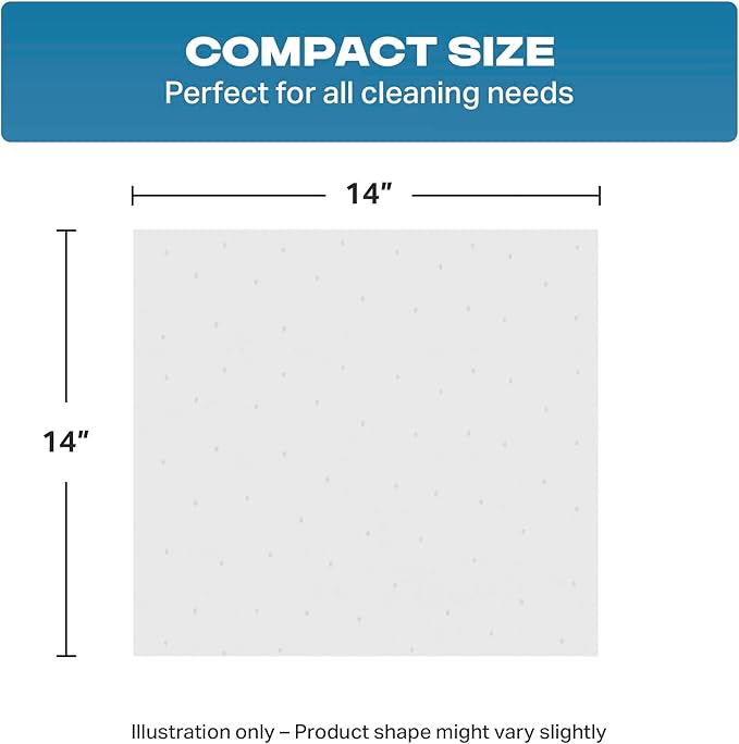 Angel-in-Armor Shop Towels (14”x14”) – 500 Unit Box of Lint-Free Cotton Shop Towel Cleaning Rags – Durable Shop Rags for Auto Garage Industrial and Commercial Use