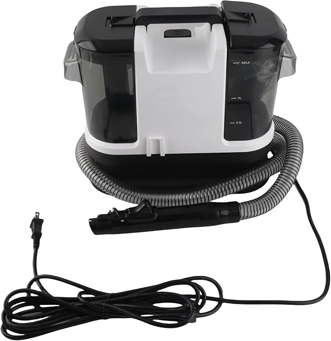 Acouto Portable Carpet Spot Cleaner with 14Kpa Suction Fabric Machine for Couch Car and Pets – 21.33ft Working