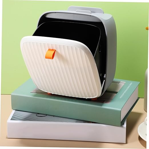 PRETYZOOM Mini Desktop Hidden Trash Can for Dorm Space-Saving Countertop Waste Basket Stability