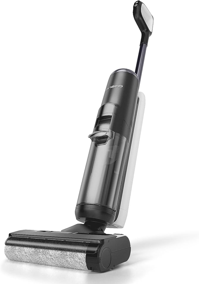 Tineco Floor ONE S5 PRO 2 Cordless Wet Dry Vacuum Smart Hardwood Floor Cleaner Machine One-Step Cleaning Mop for Sticky Messes and Pet Hair LCD Display APP Voice Guide with Ultra Mode