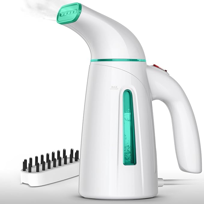 OGHom Steamer for Clothes Handheld Clothing Steamer for Garment 240ml Big Capacity 700W Portable Travel Steam Iron (Teal)