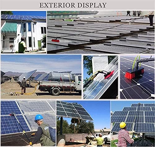 Photovoltaic Cleaning BrushWindow Cleaning Pole/Water Fed Telescopic Brush/Extendable Cleaner Conservatory Roof Suitable for Photovoltaic Panel Cleaning Trucks Windows Window Glass Wall3.