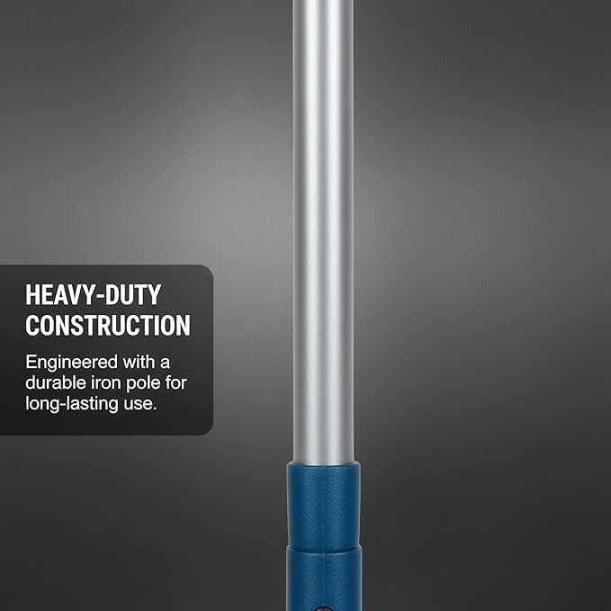 57 Long Handle Wet Cleaning Floor Mops Dust HardwoodDry Mops for Catching Pet Hair and Dust Bunny Microfiber Dust Mops for VinylWood Tile Laminate Flooring
