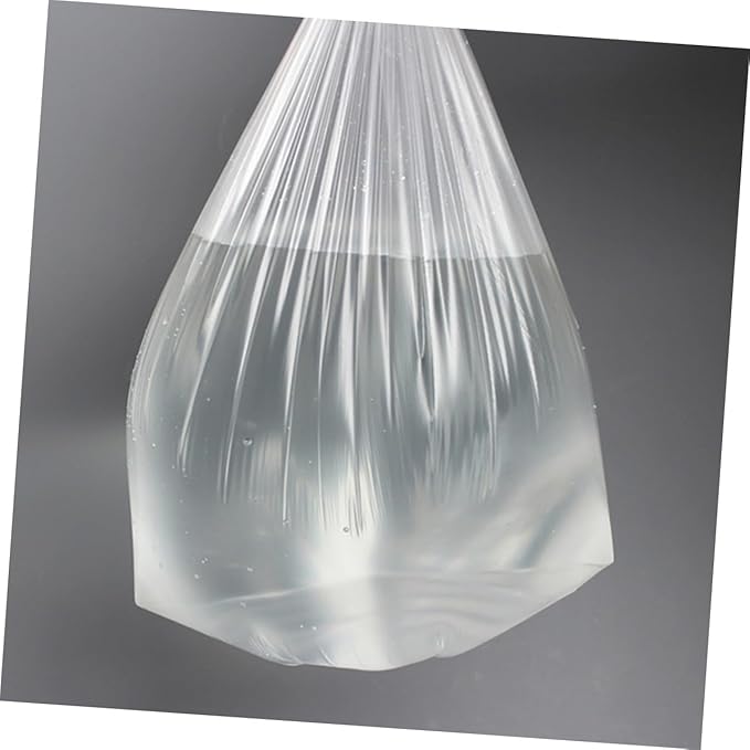 6 Rolls Thickened Kitchen Bathroom Trash Bags 45x50cm Flat Open Disposable Garbage Bags for Home Use Multipurpose Trash Can Liners Perforated Tear-off Style