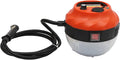 Steam Cleaner Handheld for Home Use 1600W Portable Steamer for Cleaning 1.35L/0.35Gal Water Tank Capacity Steam Cleaner for Car Floor Tiles Kitchen Bathroom (Orange)