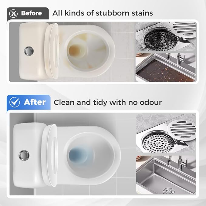 Sink &amp Drain Cleaner Powder Powerful Sink Cleaner Powder for Bathroom &amp Kitchen Dredging (2 PCS)