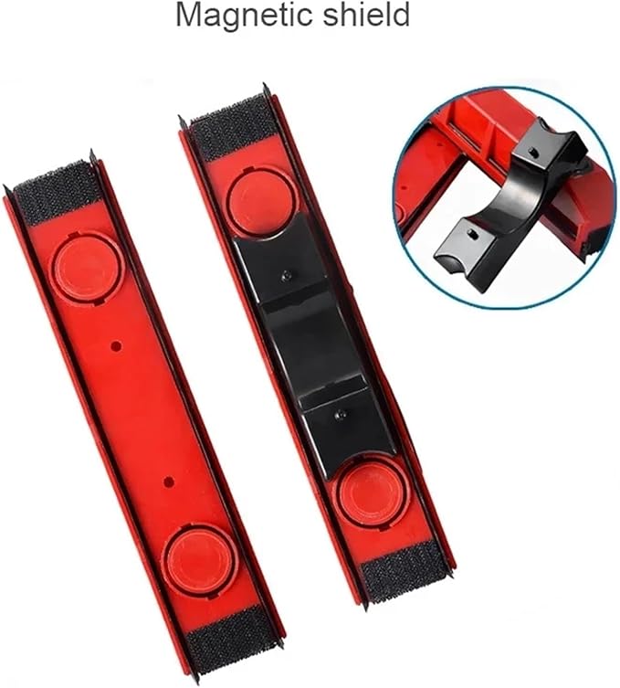 Magnetic Window Cleaner Double-Sided Window Cleaning Glass Wiper Cleaning Tool for High-Rise Home Car Glazed(2-8MM)
