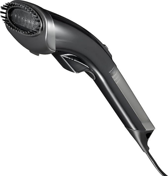 HS-04T Black 1000W Quick Steam Hand Held Steamer with Dual Steam Black