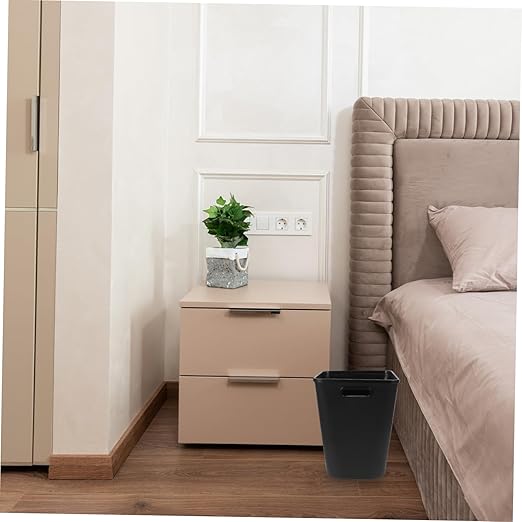 PRETYZOOM Enhanced Capacity Trash Can Kitchen Waste Basket Office Wastebasket Bin Bathroom Accessories Garbage Bin