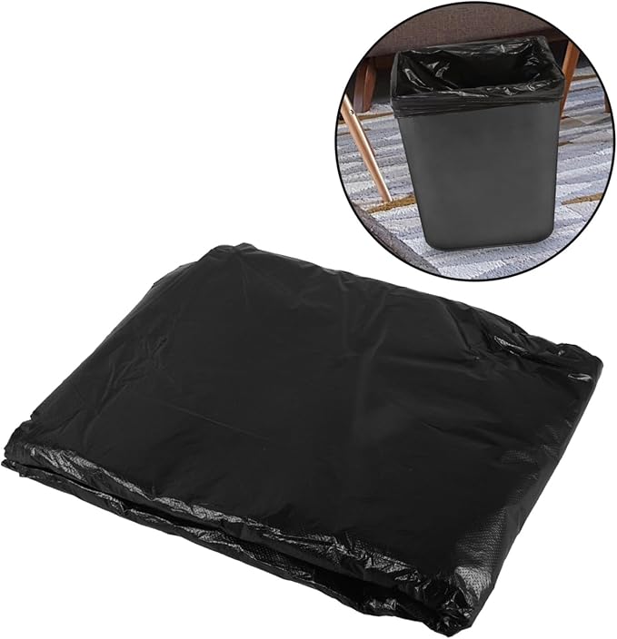 GANAZONO 25pcs Hdpe Trash Bags Thick Mil Tear-resistant Garbage Liners for Home Office Bathroom Waste Kitchen Can Liners for Heavy-duty Use