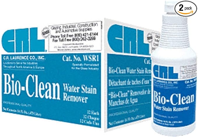 CRL Bio-Clean Water Stain Remover - 16 oz Bottle (2 Pack)