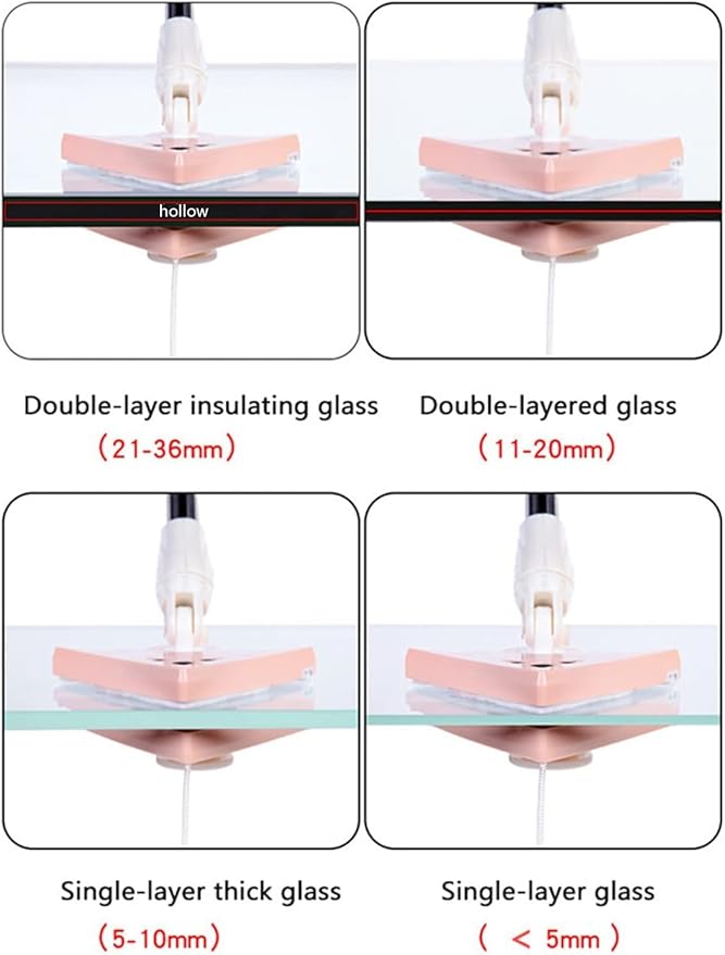 Outside Magnetic Window Cleaner Window Cleaner Magnetic Window Cleaner Double Side Squeegee Window Glass Wiper Glass Washing Tool Brush for Glass High Window