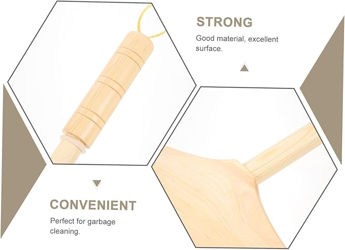 STOBOK Horse Hair Broom with Horsehair Bristles and Stainless Steel Handle Soft Broom for Sweeping Indoor Hardwood Floors Ideal for Home Hair Salon and Pet Hair Removal