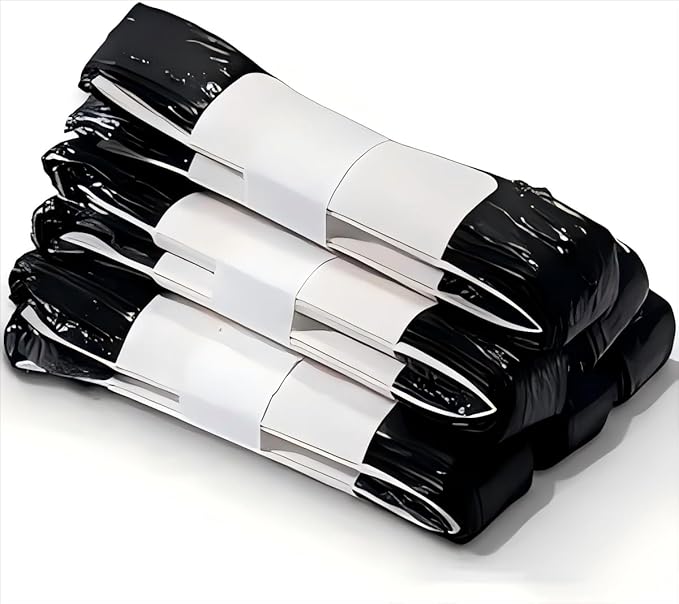 Refill Bag Ring Garbage Waste bag for TU01 Self Sealing Automatic Trash Can 6 Pack Refill Rings - Each Supports About 20 Times Package for a Total of 120 Times.