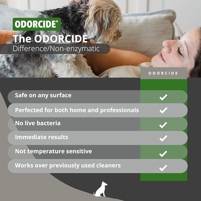 Odorcide Smoke Brake Odor Eliminator Concentrate - Smoke Odor Neutralizer - Smoke Odor Eliminator for Home &amp Smoke Odor Eliminator for Car – Smoke Smell Eliminator w/Non-Enzymatic Formula (16 oz)